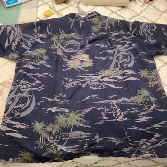 Men’s XXL Nautical tropical summer shirt - Picture 2 of 5